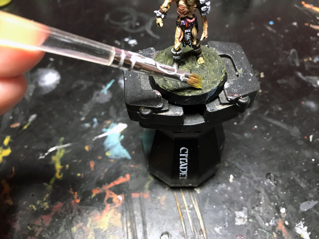 how-to-dry-brush-miniatures