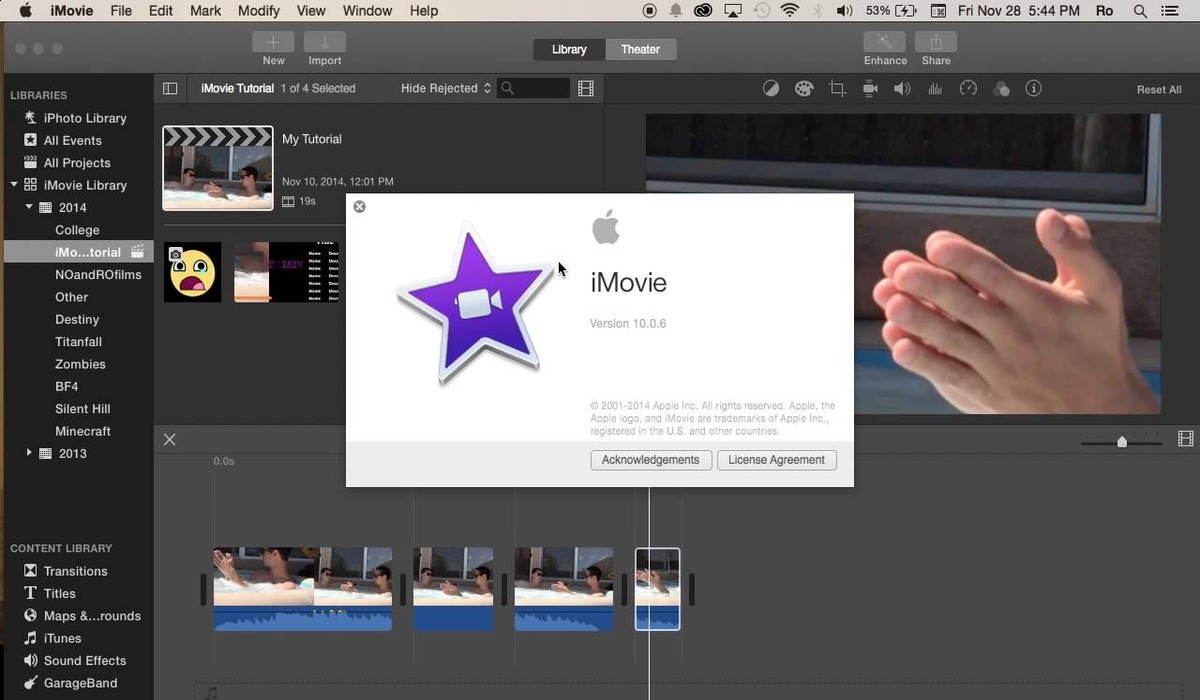 How To Enable IMovie Advanced Tools