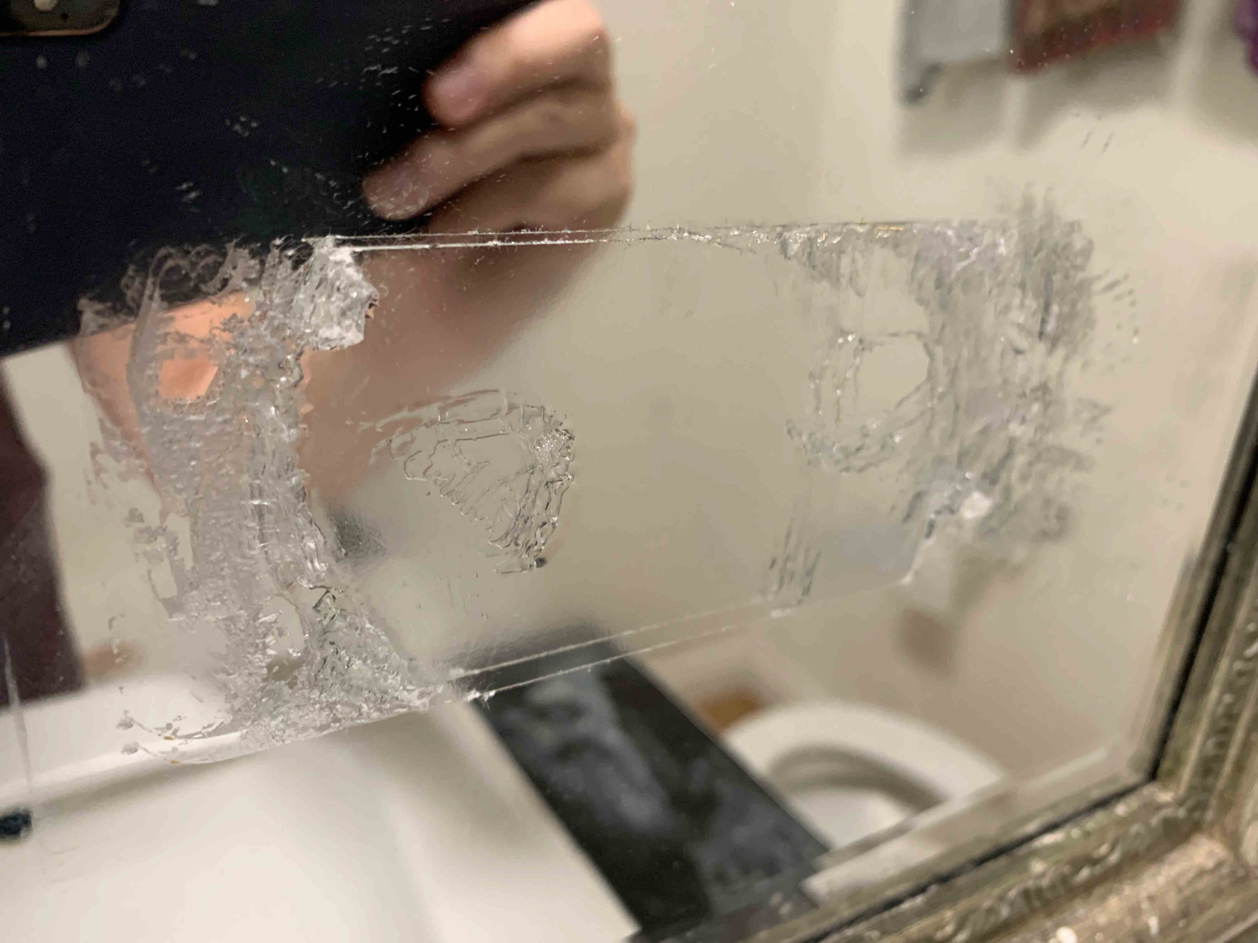 how-to-get-glue-off-a-mirror