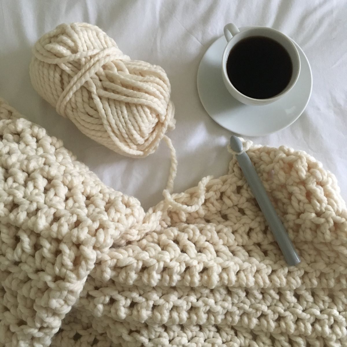 How To Hand Crochet A Chunky Blanket
