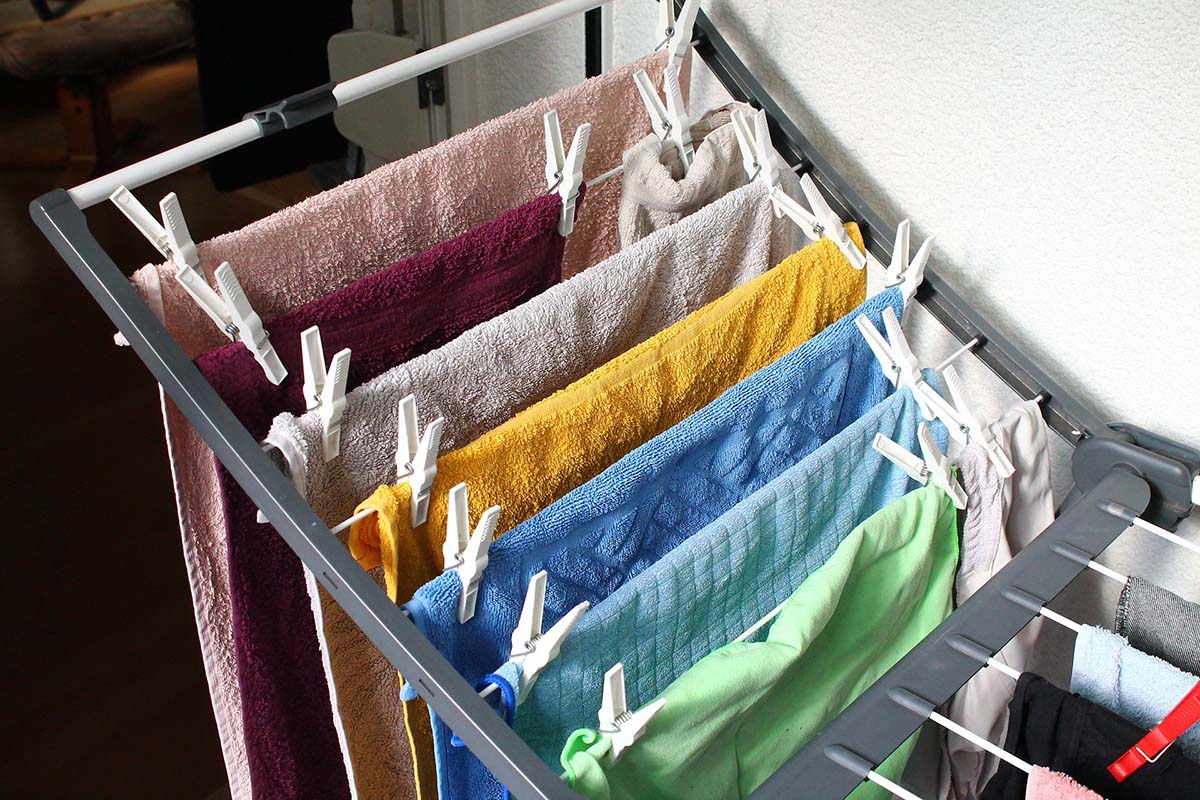 How To Hang Clothes On Drying Rack