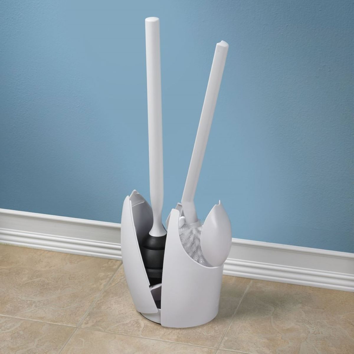 How To Hide Toilet Brush And Plunger