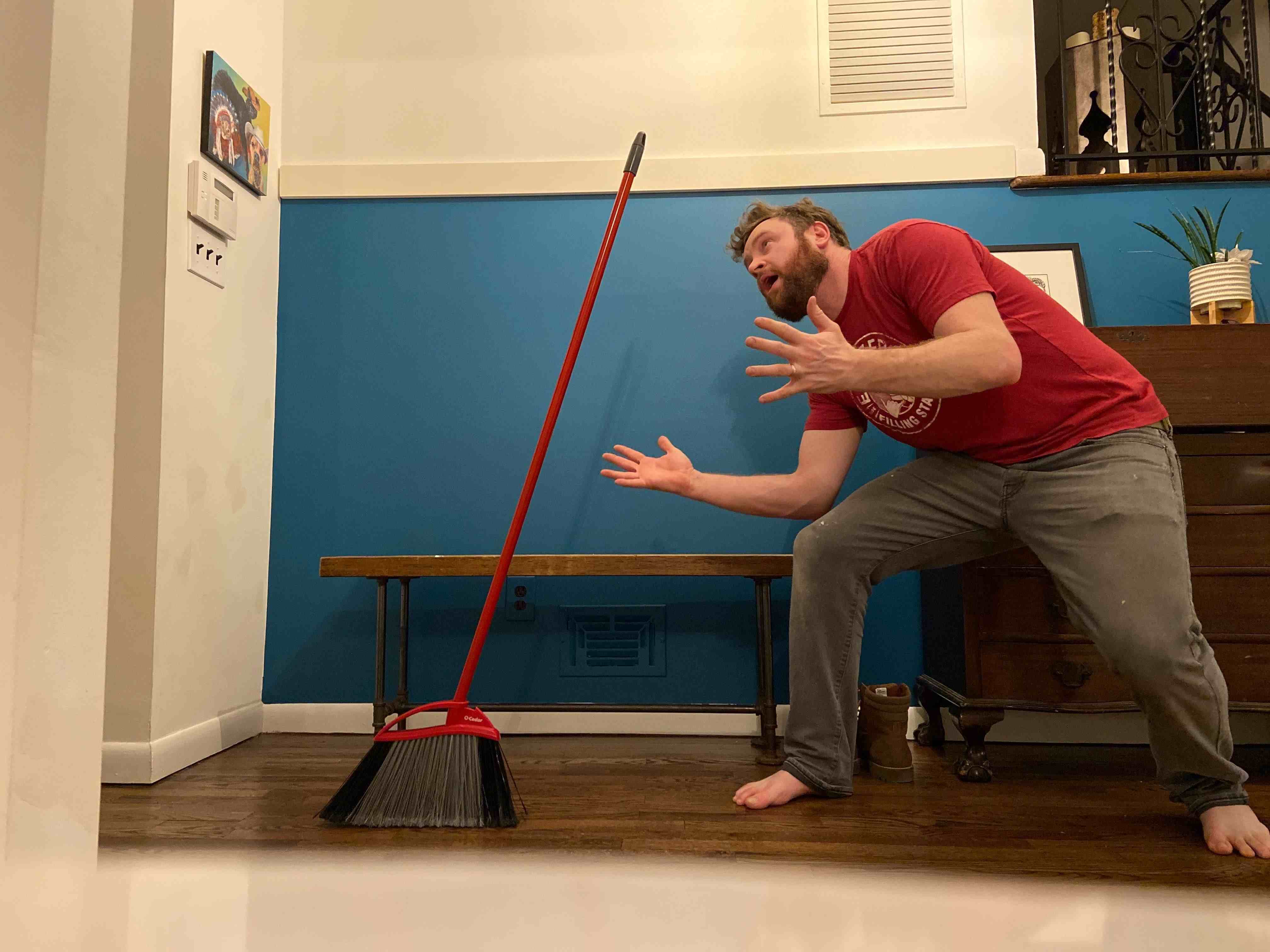 How To Make A Broom Stand Up