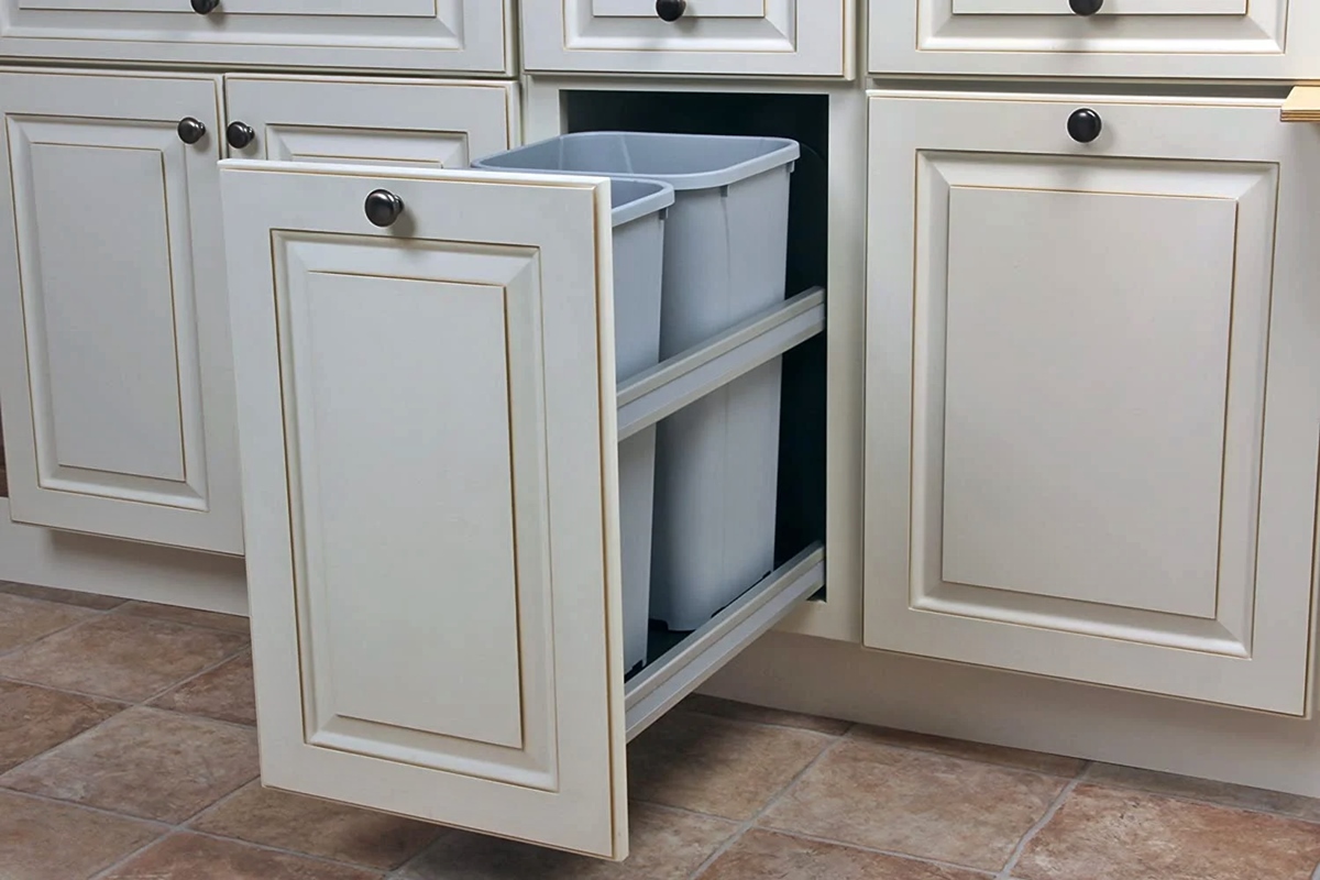 How To Make A Cabinet Into A Trash Can