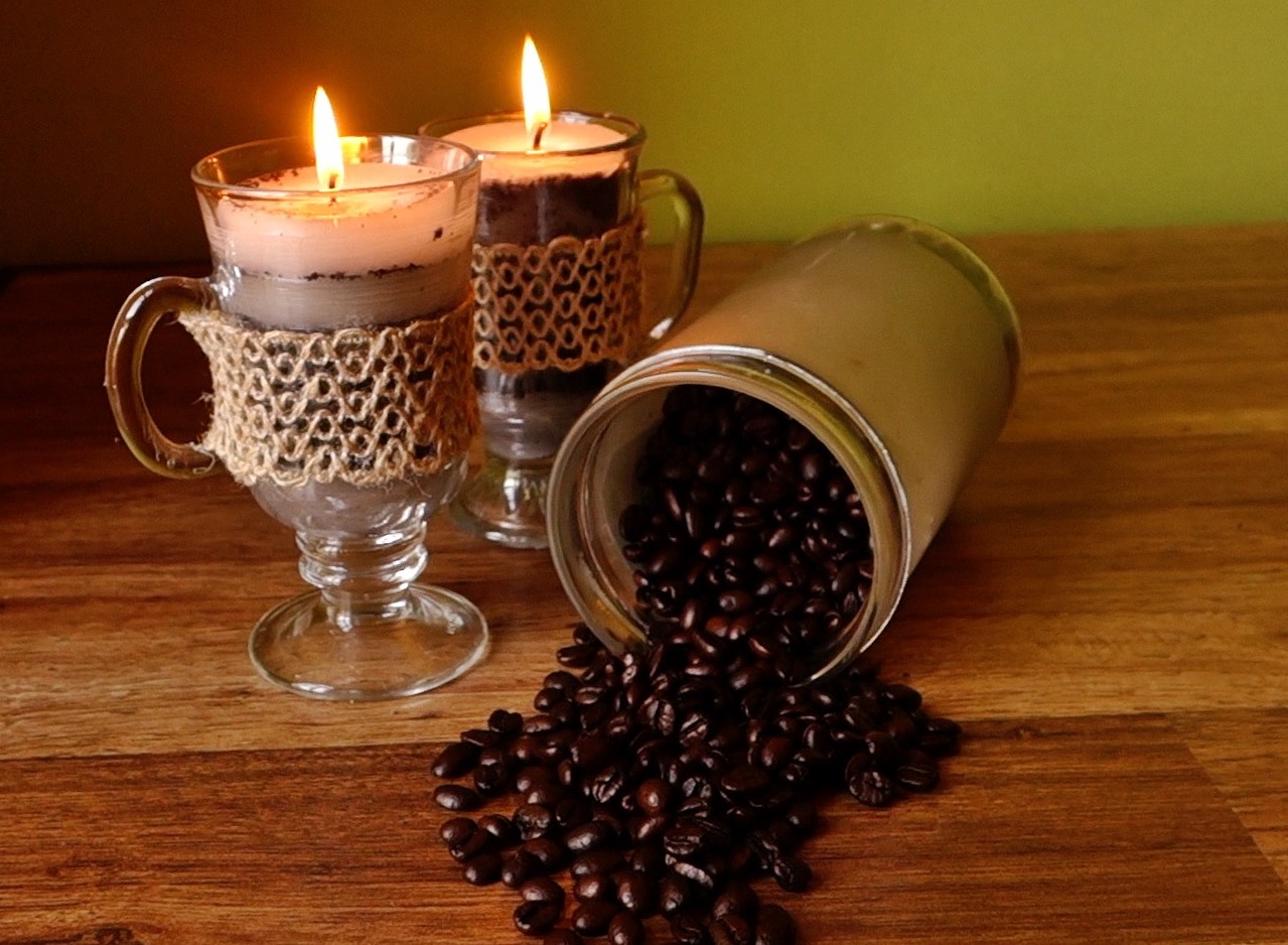 How To Make A Coffee Candle
