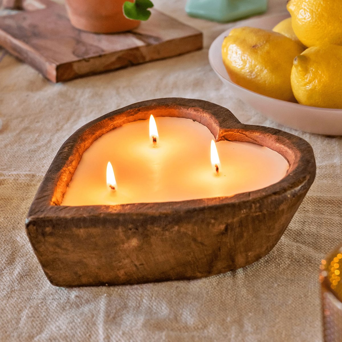 How To Make A Dough Bowl Candle