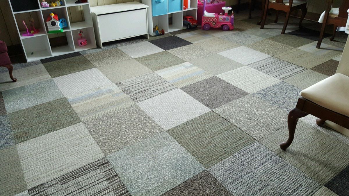 How To Make An Area Rug From Carpet Squares