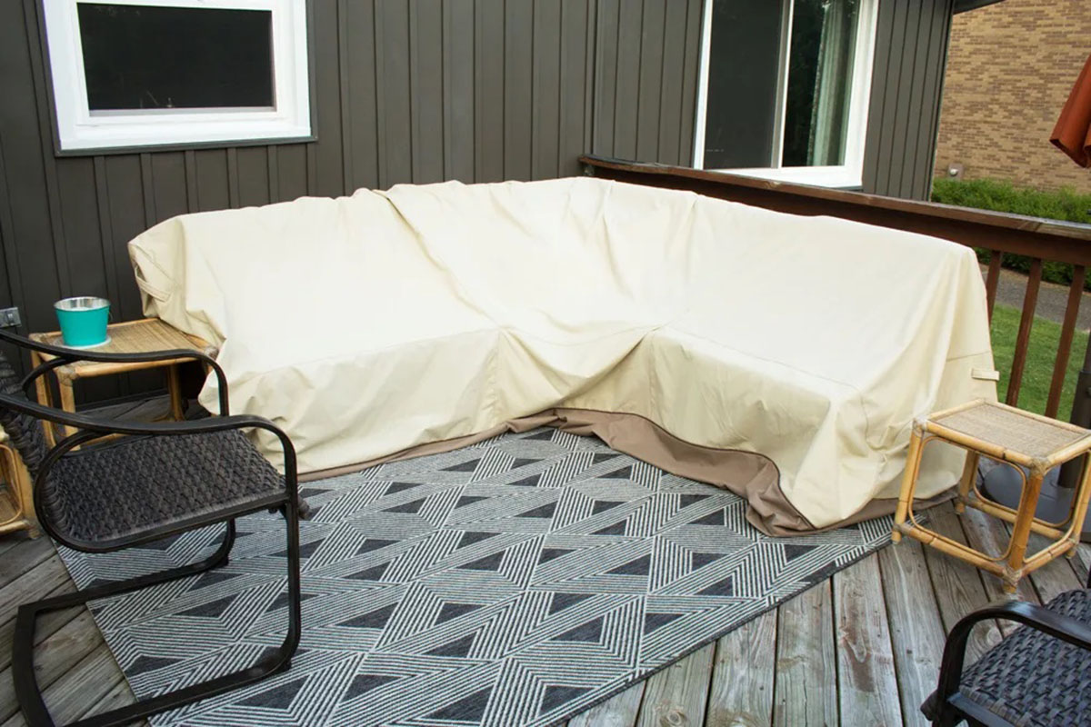 How To Make Outdoor Furniture Cover With Tarp