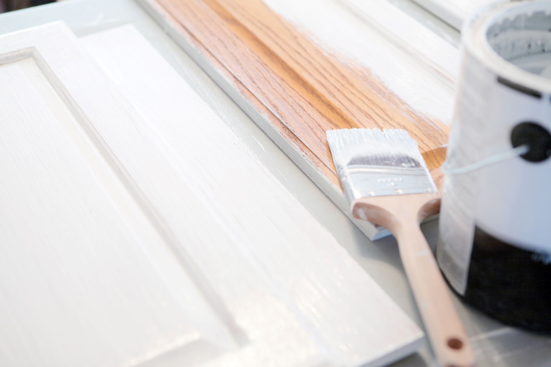 How To Paint Cabinets Without Brush Marks
