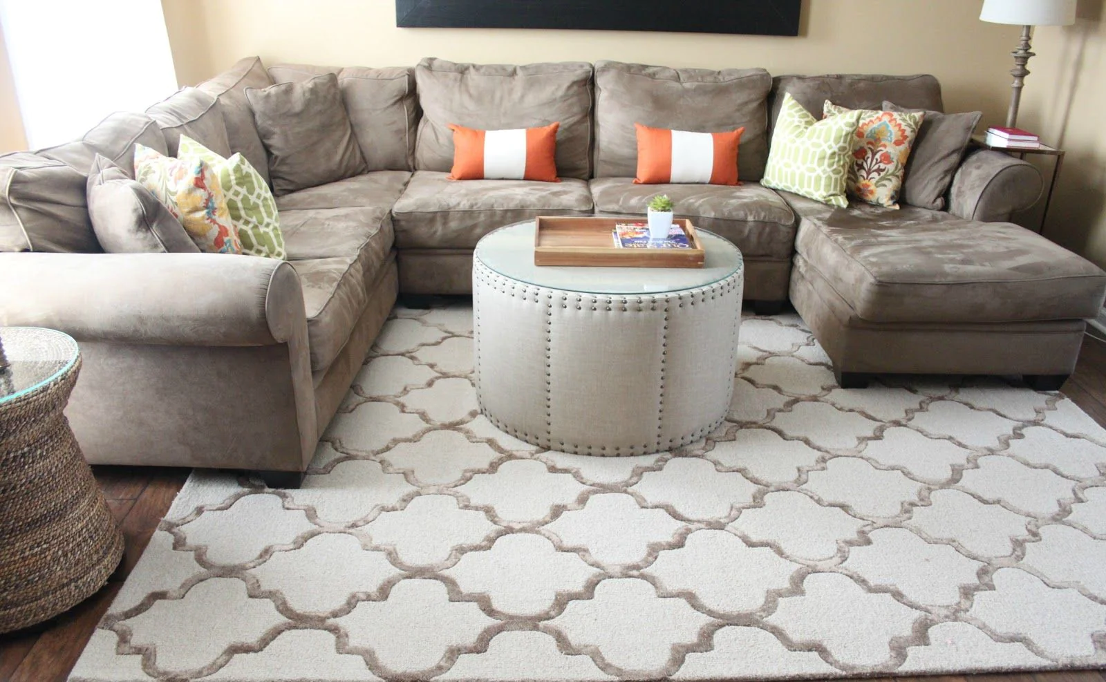 How To Place Area Rug Under Sectional