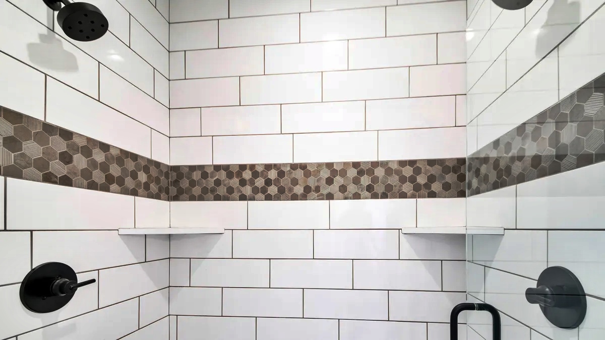 How To Put A Shelf In A Tiled Shower