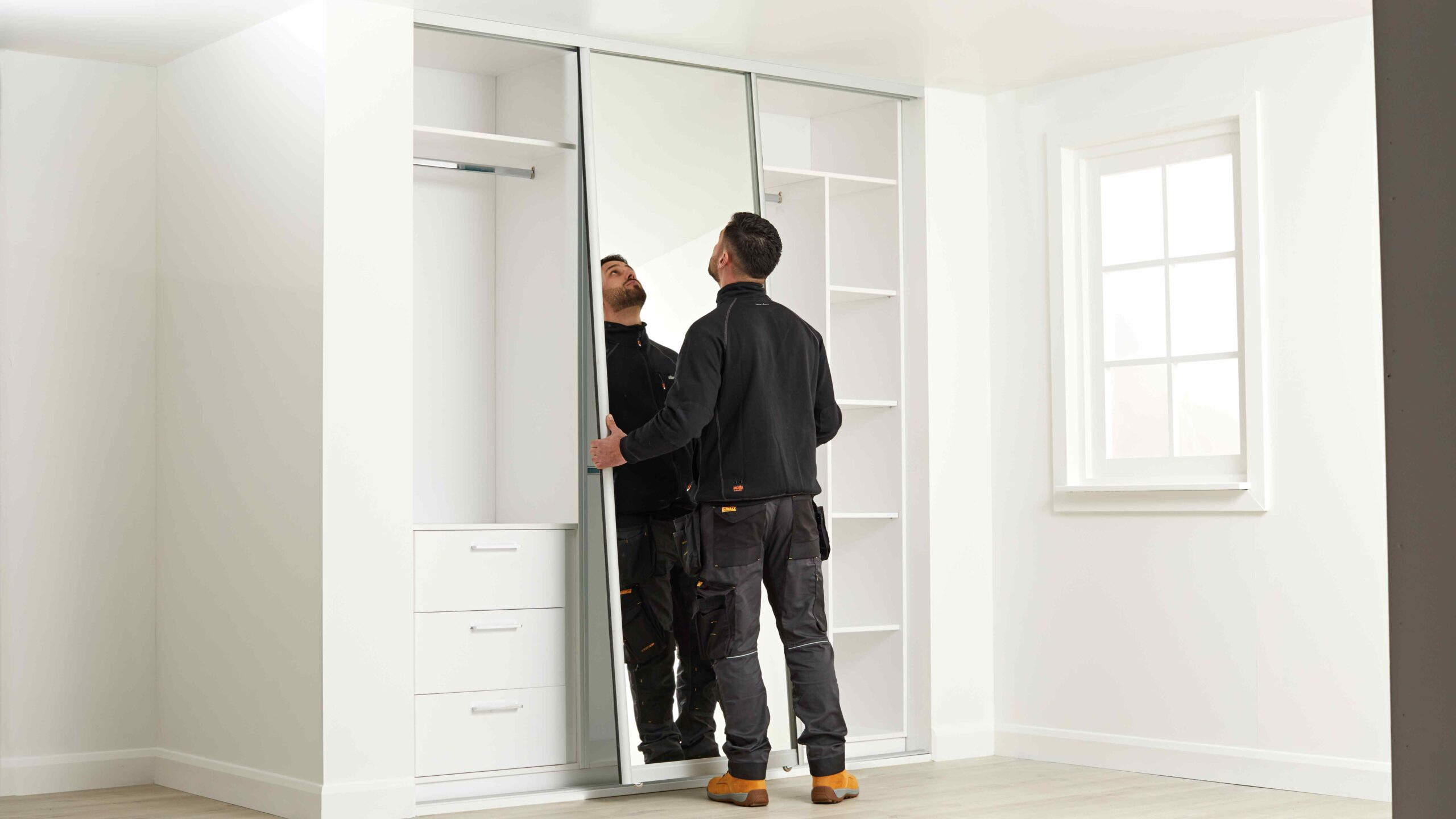 How To Replace Mirror Closet Doors