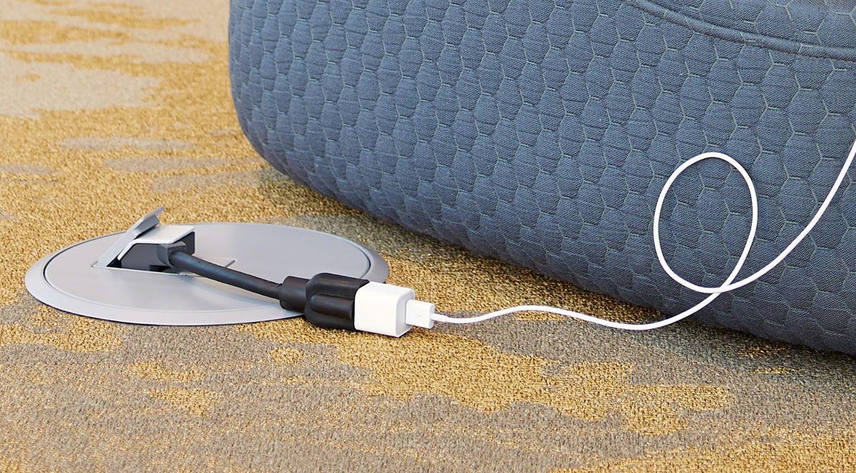 How To Safely Run An Extension Cord Under A Rug