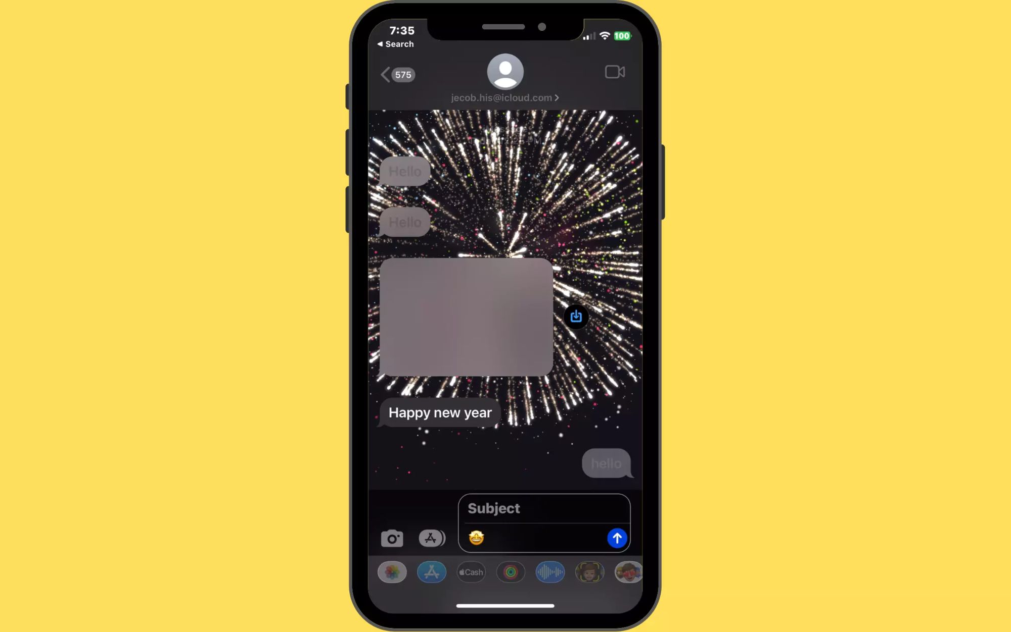 How To Send Effects (Fireworks & More) On IPhone