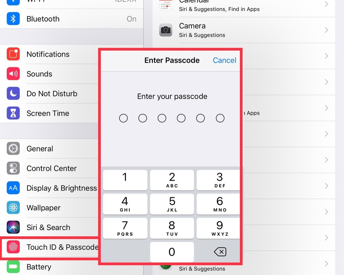 How To Set Or Change Your IPad Passcode And Fingerprint