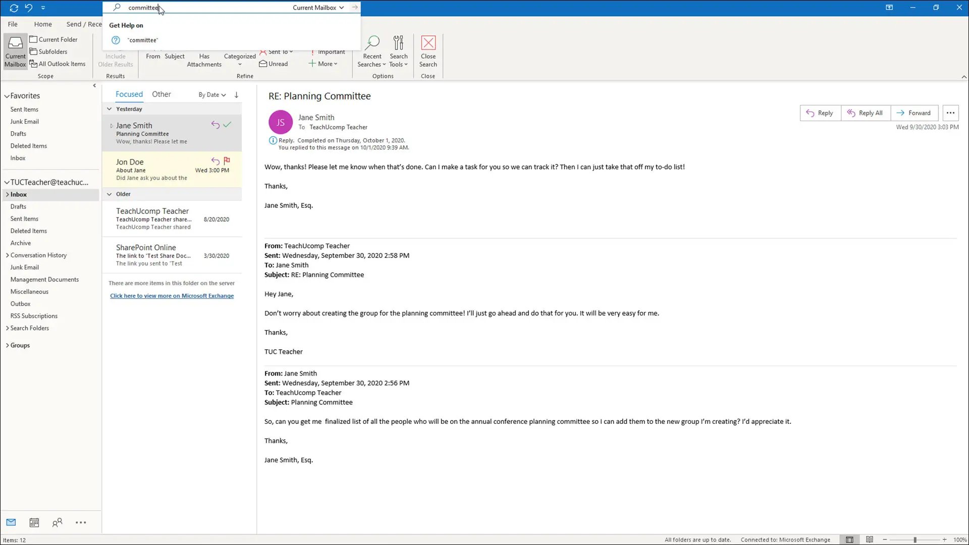 How To Sort A Mailbox In Outlook
