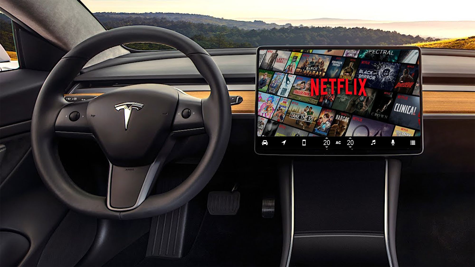 How To Watch Netflix In Tesla
