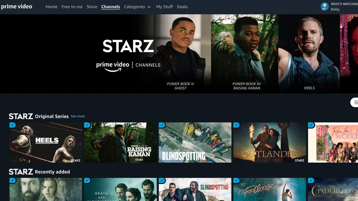 How To Watch Starz On Amazon Prime