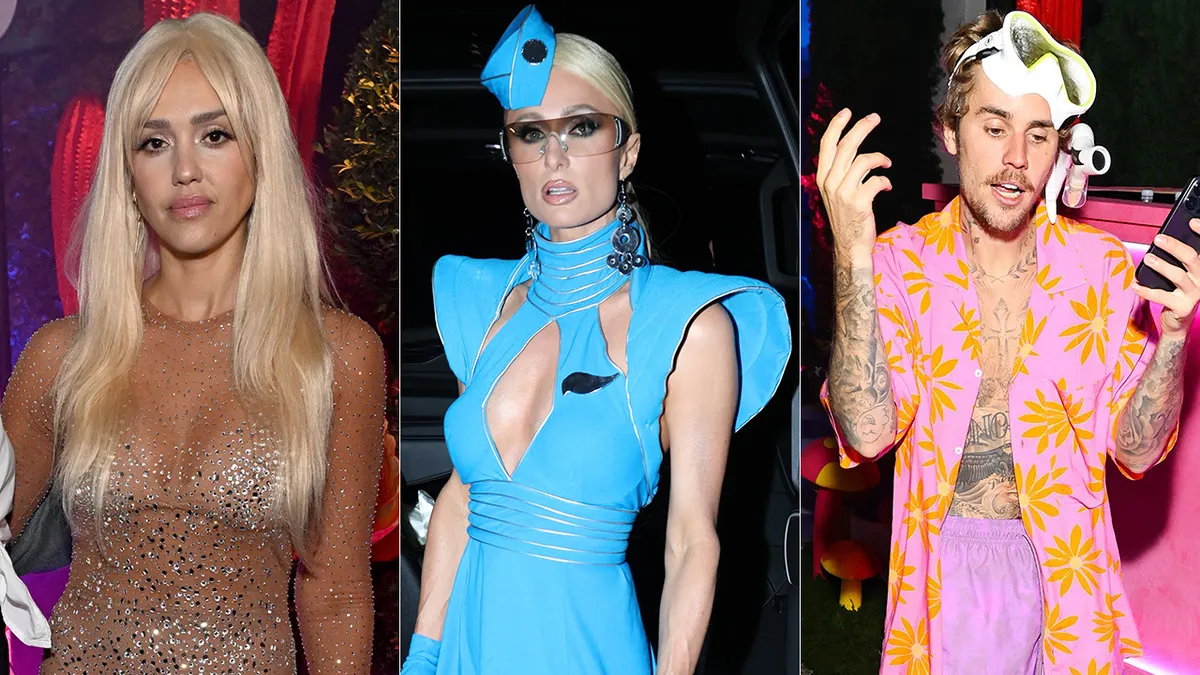 Paris Hilton And Justin Bieber Attend Star-Studded Halloween Party In Costume
