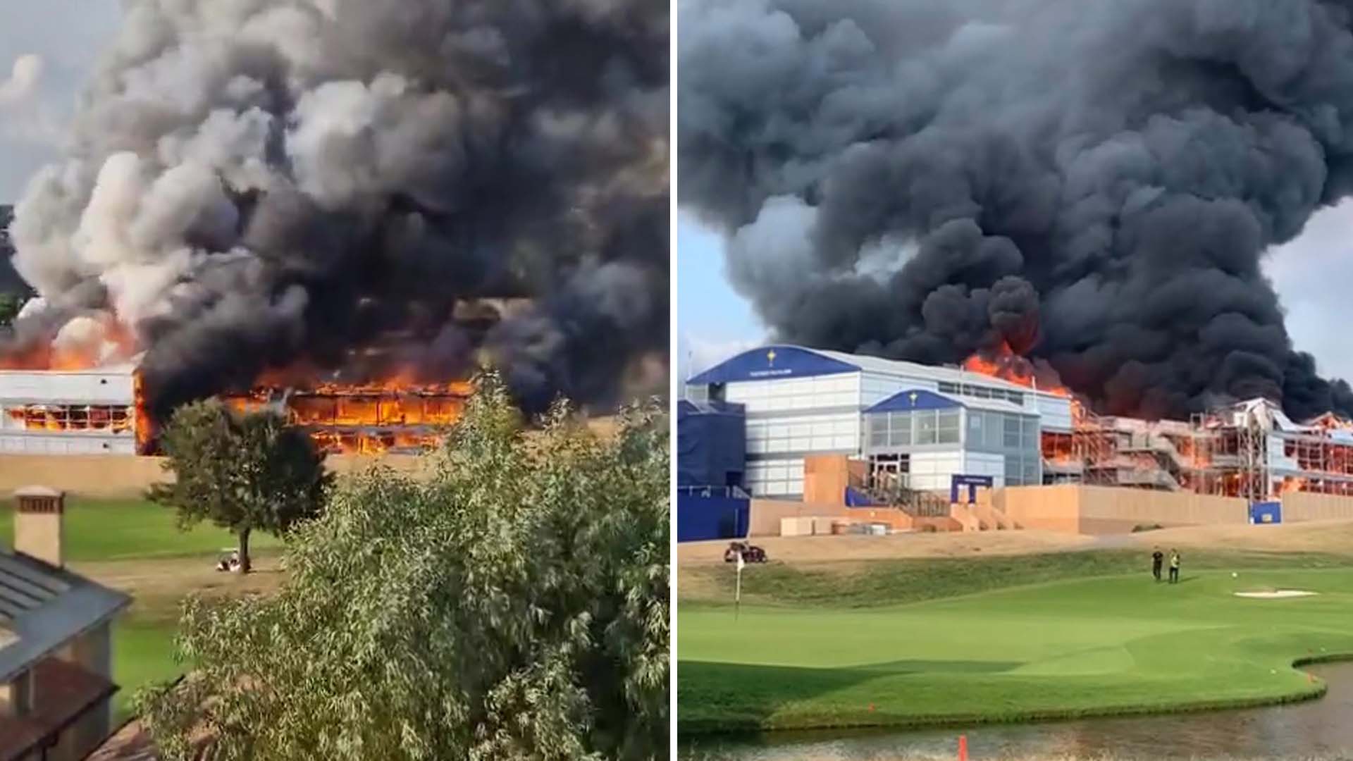 Ryder Cup Golf Course In Italy Engulfed In Flames: Marco Simone Golf And Country Club Suffers Fire