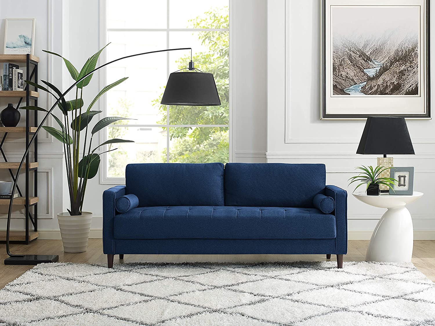 What Color Rug For Blue Couch