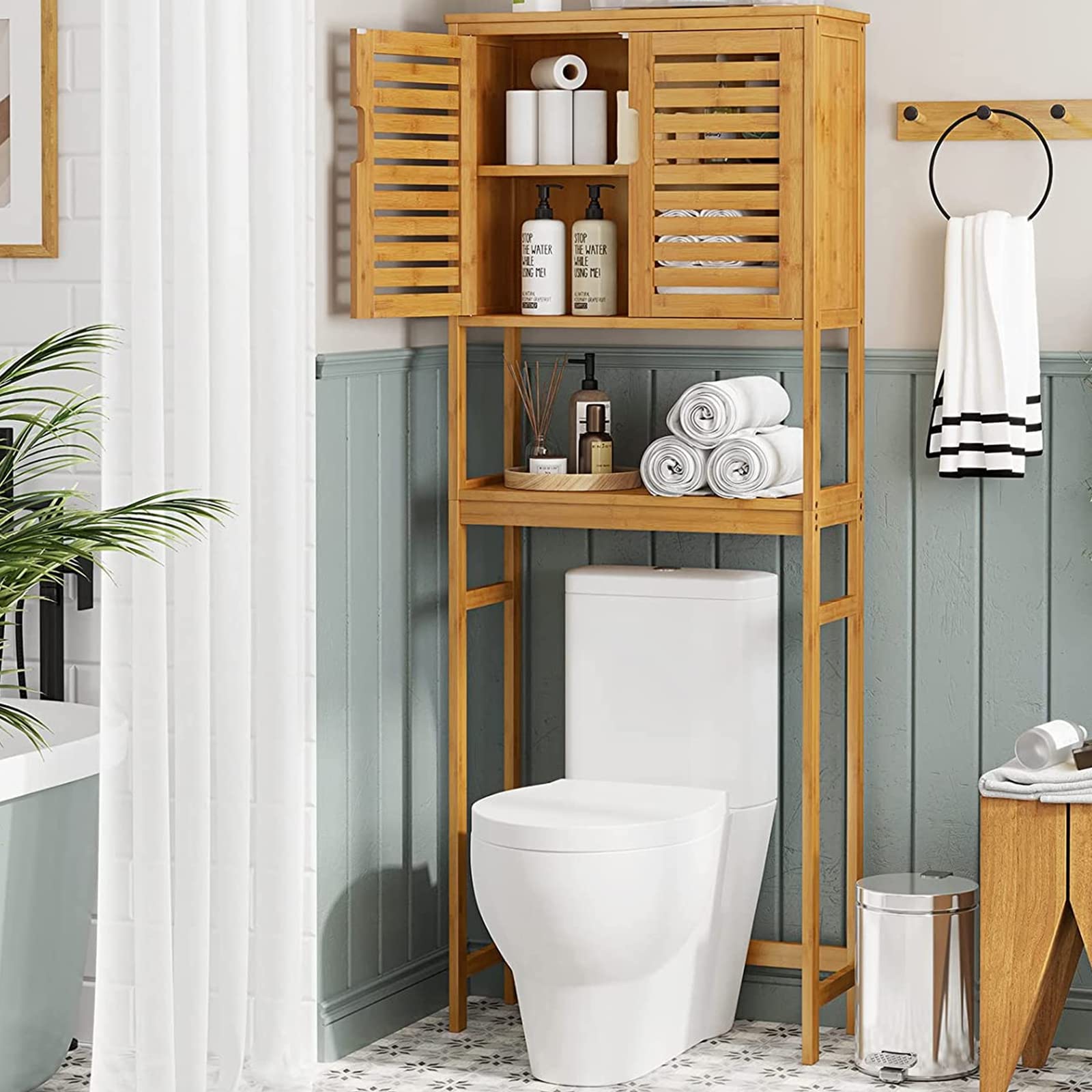 What To Put On Over The Toilet Shelf