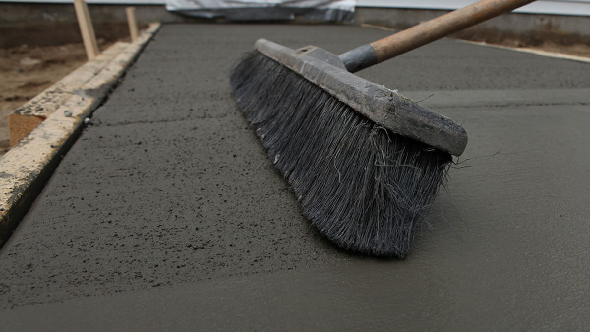 When To Broom Finish Concrete