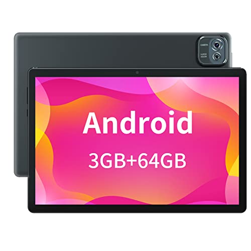 Wetap Tablet 10 pouces Android 12, processeur quad-core 3gb ram