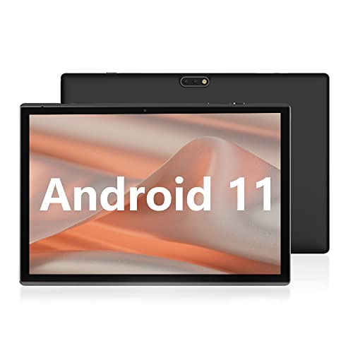 10 Inch Tablet with Android 11, Quad-Core Processor, and Dual Cameras