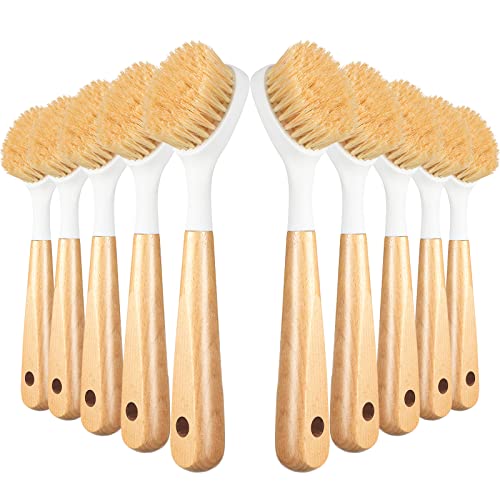 10 Pack Dish Brush with Handle