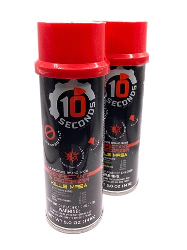 10 Seconds - Deodorizer & Disinfectant, 5 Ounces (Pack of 2)