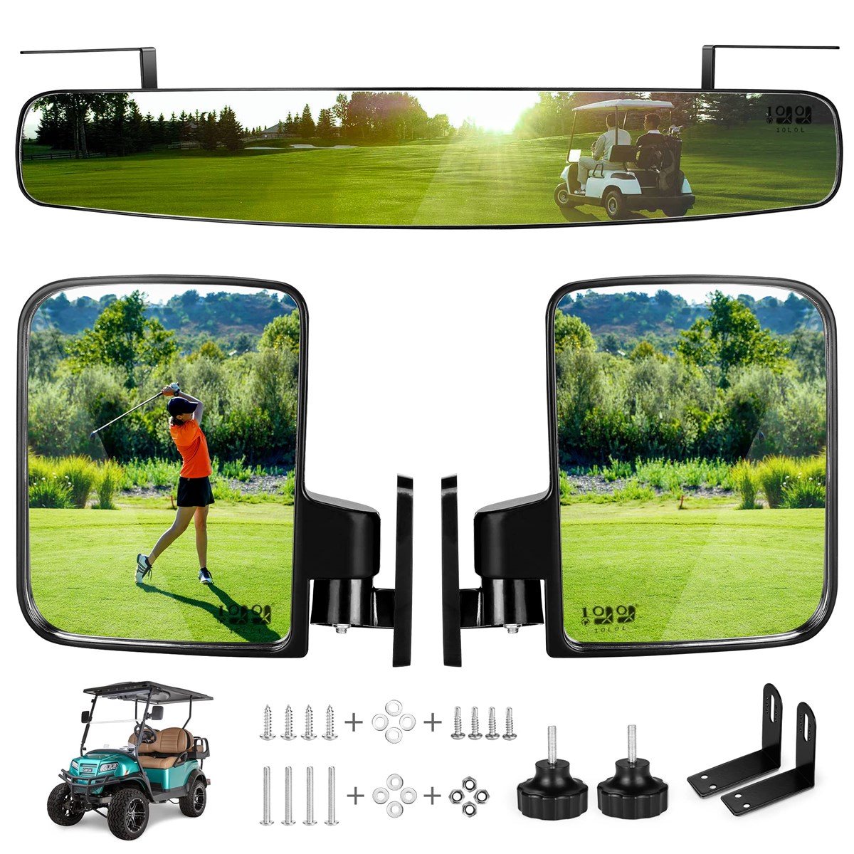 10 Unbelievable Golf Cart Rear View Mirror for 2024