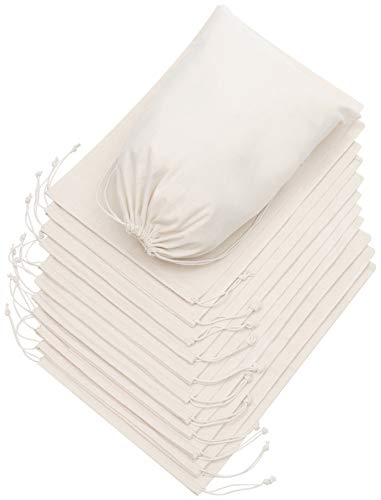 100 Percent Cotton Muslin Drawstring Bags