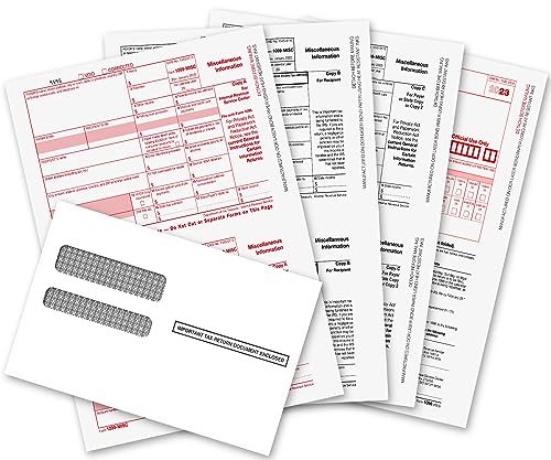 1099 MISC Forms 2023: All-in-One Tax Filing Kit