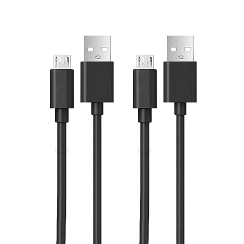 10Ft Micro USB Cable for Charging Fire HD 6 7 8 10 Tablet and Fire HD6 7 8 10 Kids Edition,Kindle Fire HD, HDX 6" 7" 8.9"(Fire 1st-8th Gen),Kindle E-Reader,Paperwhite,Oasis,Voyage,(3rd-10th Gen)-2Pack