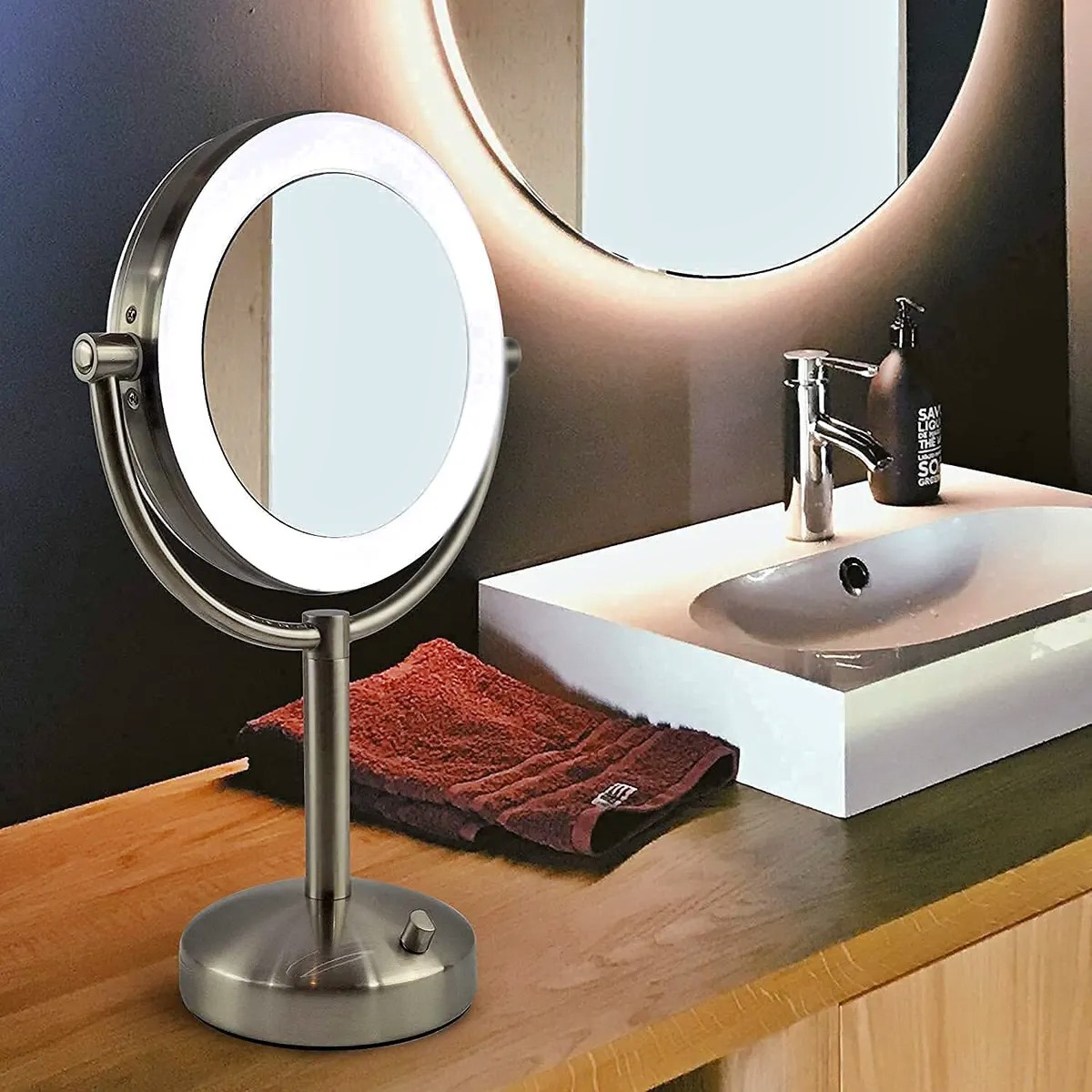 11 Incredible Magnified Mirror With