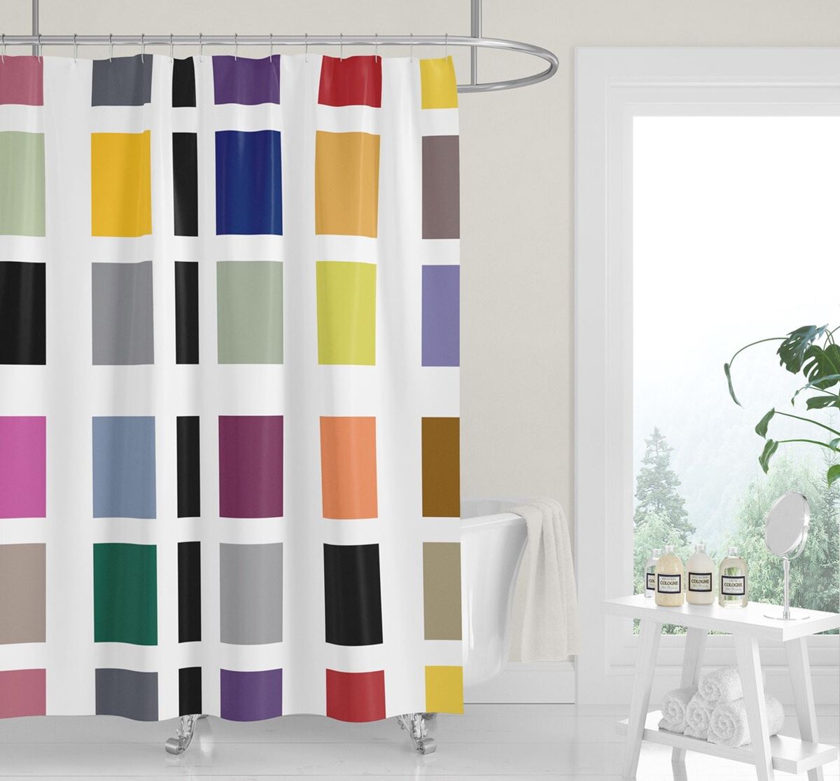 11 Superior Colorful Shower Curtain for 2024