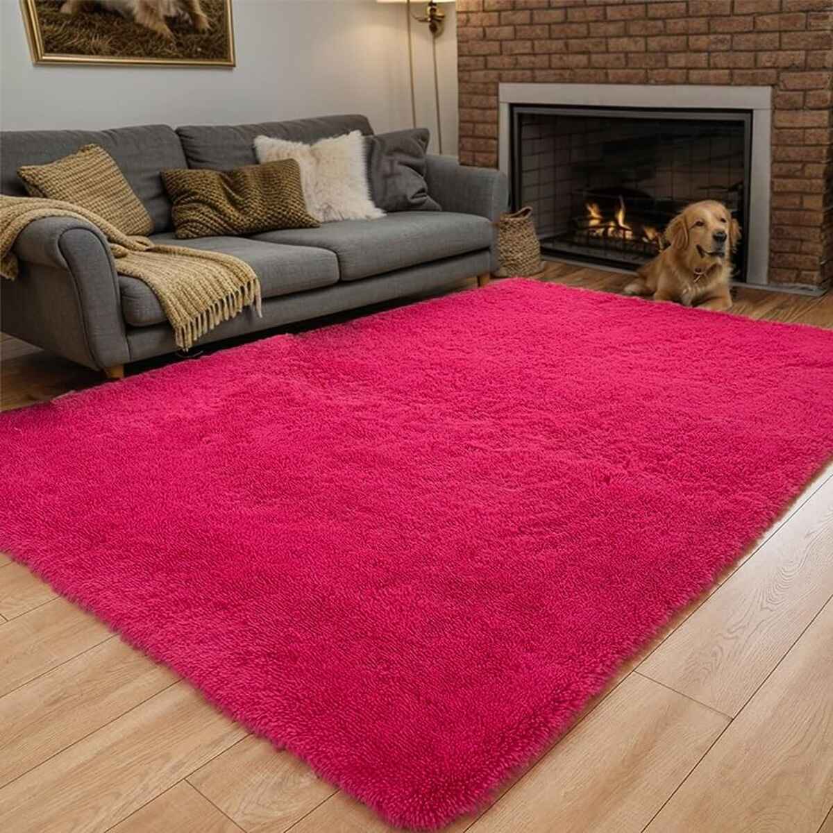Supreme Red Color Luxury Brand Carpet Rug Limited Edition