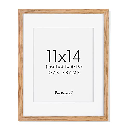 11x14 Solid Oak Wood Picture Frame