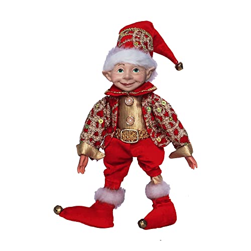 12" Elf Boy Christmas Tree Decorations