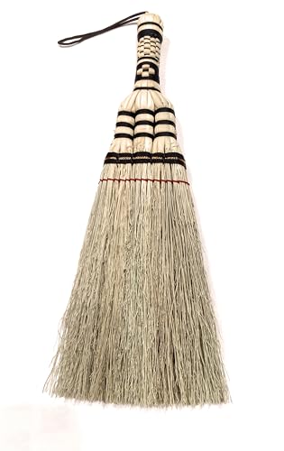 12 Inch Traditional Sorghum Whisk Broom