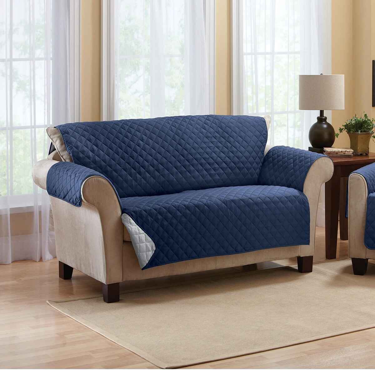 13 Amazing Reversible Quilted Furniture Cover Blue for 2024