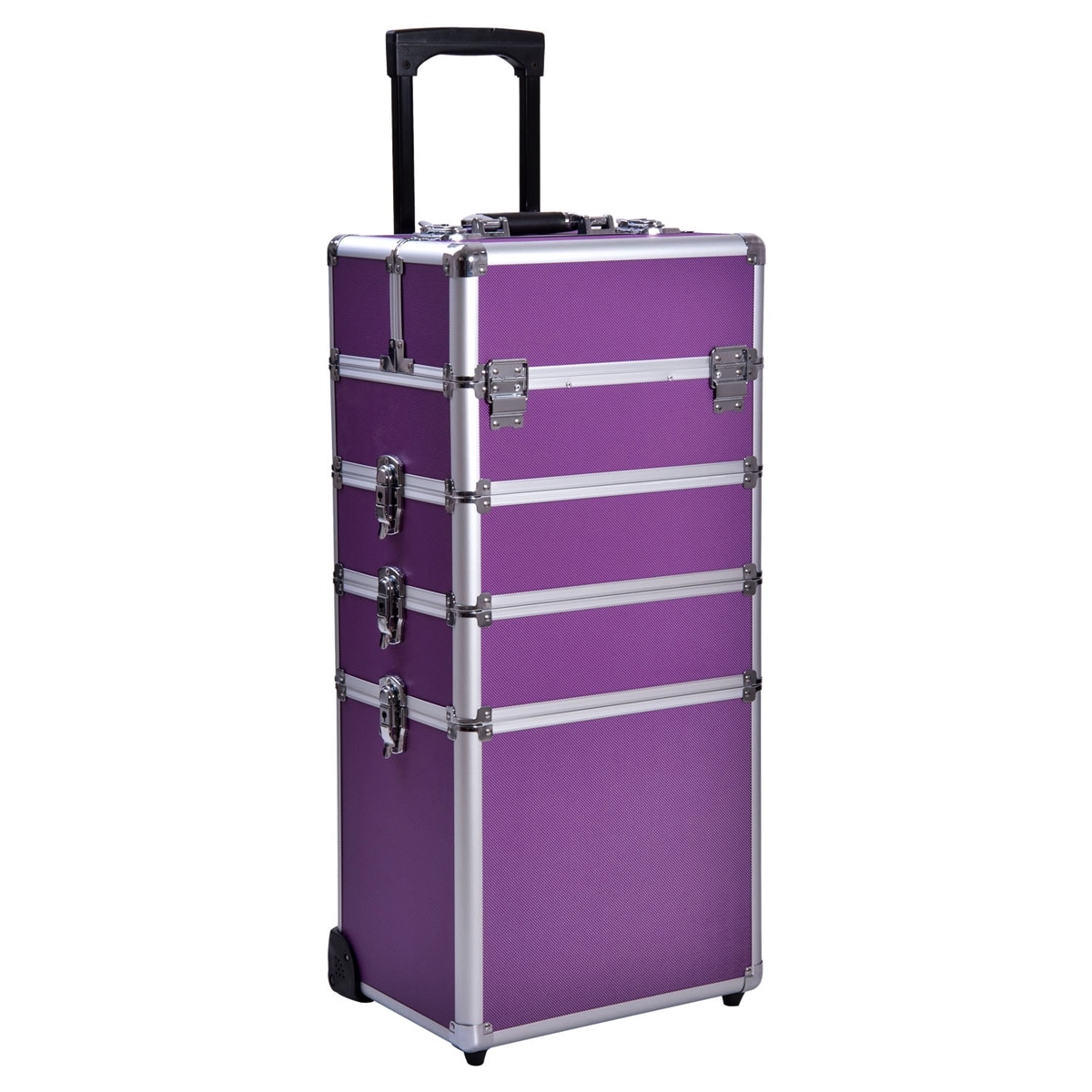 13 Best 4 In 1 Aluminum Rolling Cosmetic Case Purple for 2024
