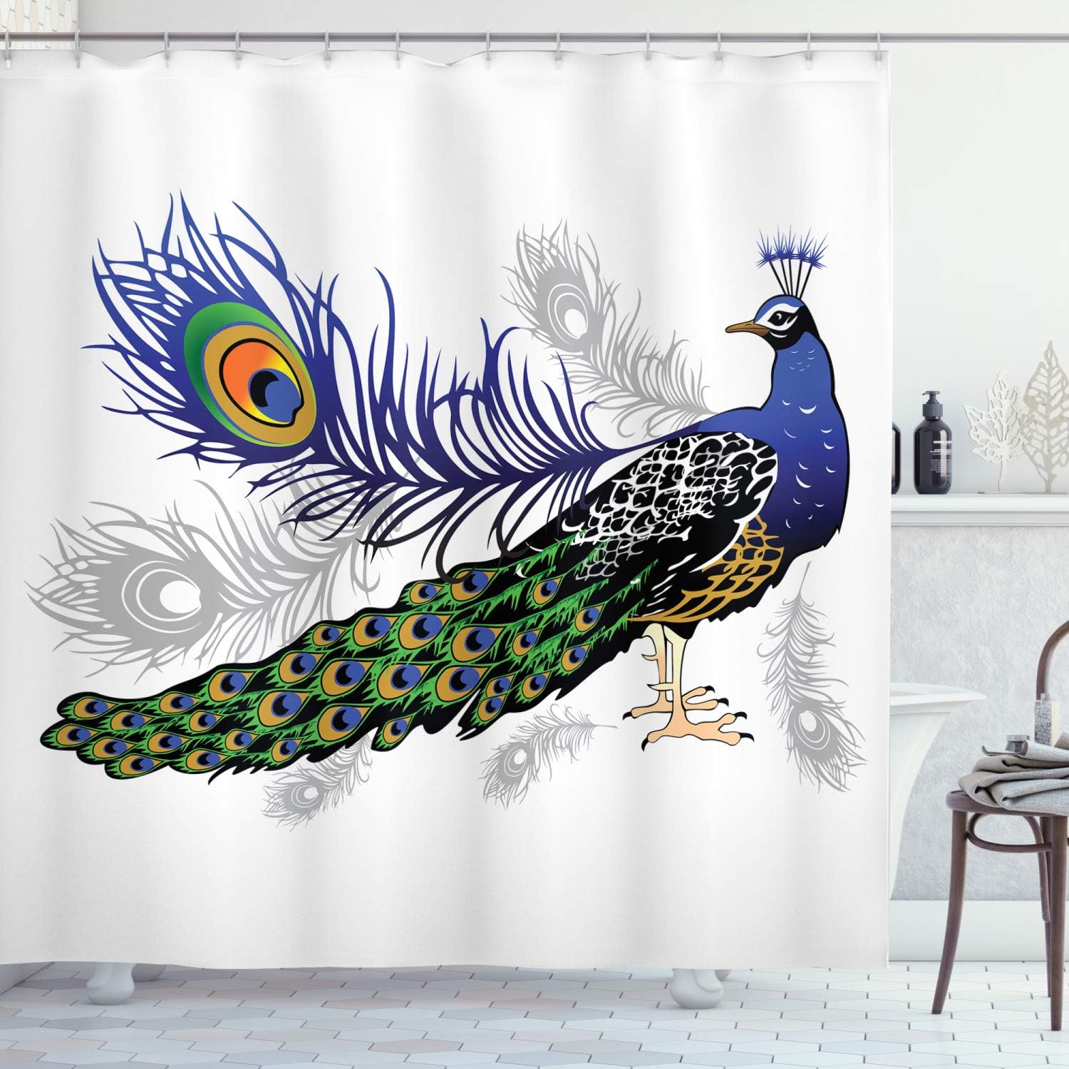 13 Incredible Peacock Shower Curtain for 2023