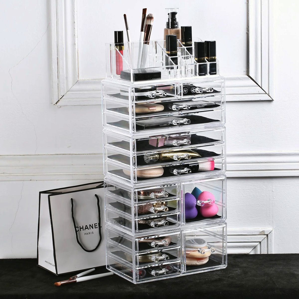 14 Incredible Acrylic Makeup Organizers With Drawers For 2024
