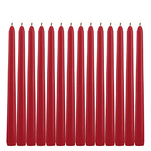 14 Pack Tall Red Taper Candles