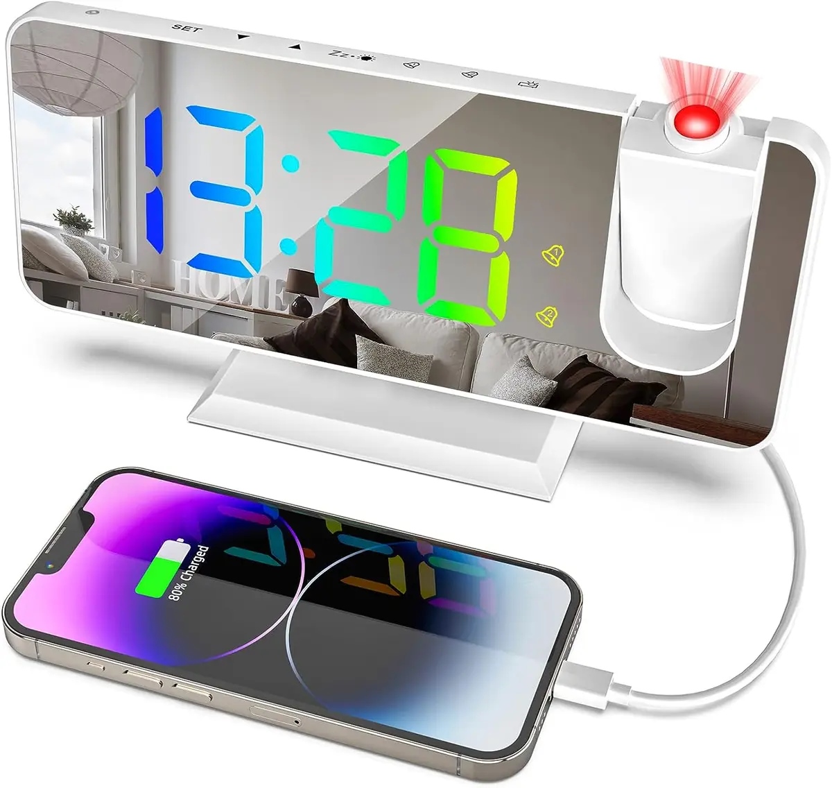 14-unbelievable-projector-alarm-clock-for-bedroom-for-2023