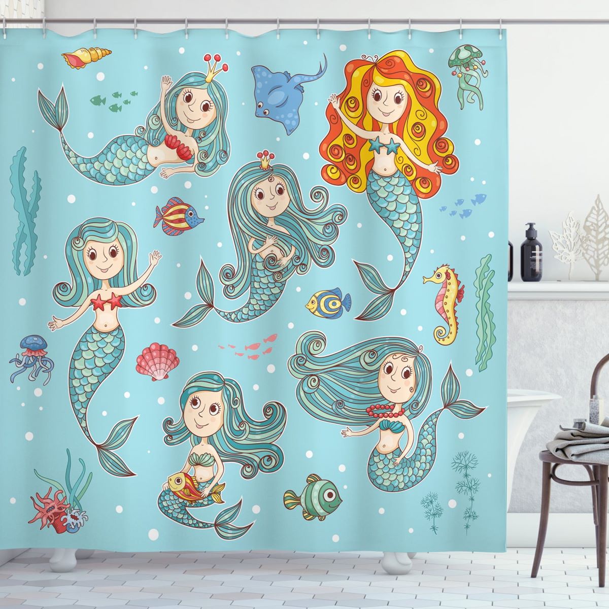 15 Amazing Mermaid Shower Curtain for 2024