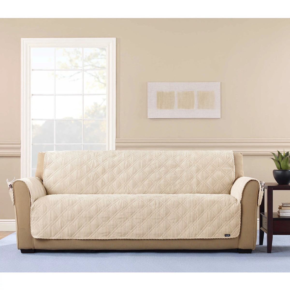 15 Amazing Surefit Wide Wale Corduroy Sofa Furniture Cover for 2024