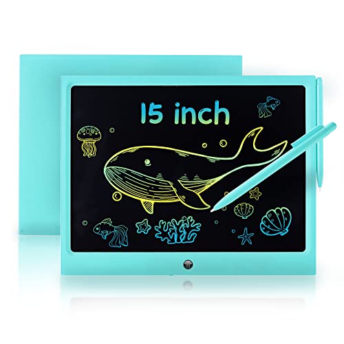 15 Inch LCD Writing Tablet with Stylus, Brighter Screen, and Long Battery Life